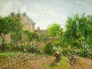 Camille Pissaro The Artist's Garden at Eragny Germany oil painting reproduction